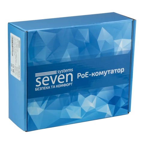 PoE комутатор 4 порти SEVEN P-7324