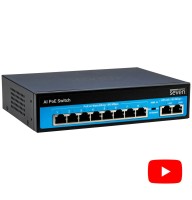 PoE комутатор 8 портів SEVEN P-7328 (POE: 8, UP: 2)