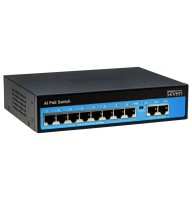 PoE комутатор 8 портів SEVEN P-7328G (POE: 8, UP: 2G)