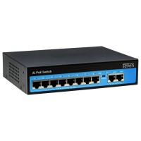 PoE комутатор 8 портів SEVEN P-7328G (POE: 8, UP: 2G)