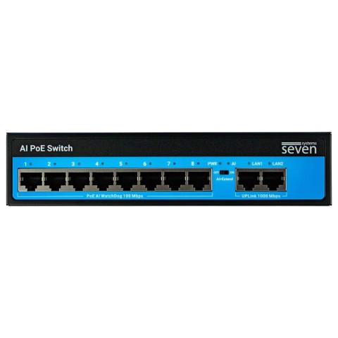 PoE комутатор 8 портів SEVEN P-7328G