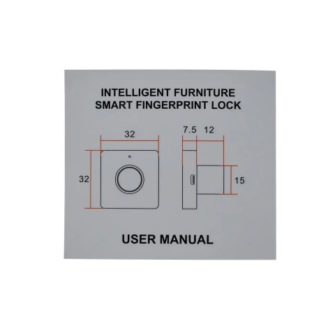 Мебельный биометрический замок SEVEN LOCK F-08
