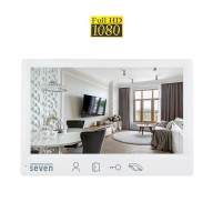 Відеодомофон 7 дюймів SEVEN DP–7571 FHD white
