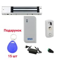 Комплект контроля доступа с магнитным замком 280 кг SEVEN KA-7813