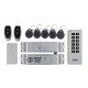Беспроводной комплект контроля доступа с радиобрелками SEVEN LOCK SL-7708r black