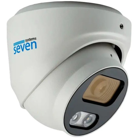 Комплект видеонаблюдения на 1 купольную 5 Мп IP-камеру SEVEN KS-7211OW-5MP