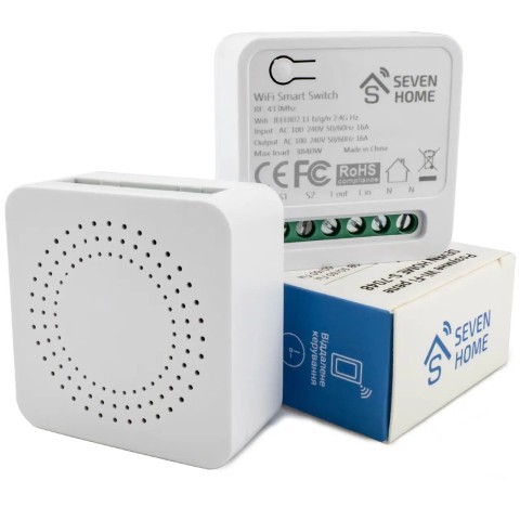 Умное Wi-Fi реле SEVEN HOME S-7048