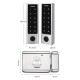 Беспроводной биометрический комплект контроля доступа SEVEN LOCK SL-7701F