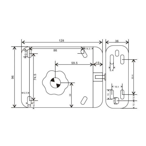 Беспроводной биометрический комплект контроля доступа SEVEN LOCK SL-7701F