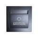 Энергосберегающий карман для гостиниц SEVEN LOCK P-7751MF black