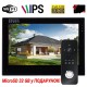 Комплект Wi-Fi домофона 7 дюймов с вызывной панелью SEVEN DP-7577/07Kit black