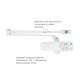 Доводчик двери RYOBI 9903 glossy white 65 кг