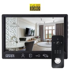 Комплект домофона 7 дюймов с вызывной панелью SEVEN DP-7571/07Kit black