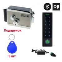 Біометричний Smart комплект контролю доступу із електромеханічним замком SEVEN KA-7825