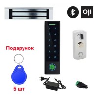 Біометричний Smart комплект контролю доступу із електромагнітним замком 180 кг SEVEN KA-7827