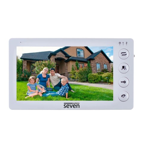 Відеодомофон 7 дюймів SEVEN DP-7573 white