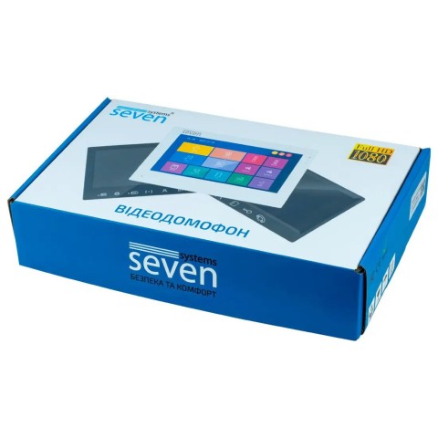 Відеодомофон 7 дюймів SEVEN DP-7573 black