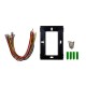 Комплект домофона 4 дюйма с вызывной панелью SEVEN DP-7541/07Kit black