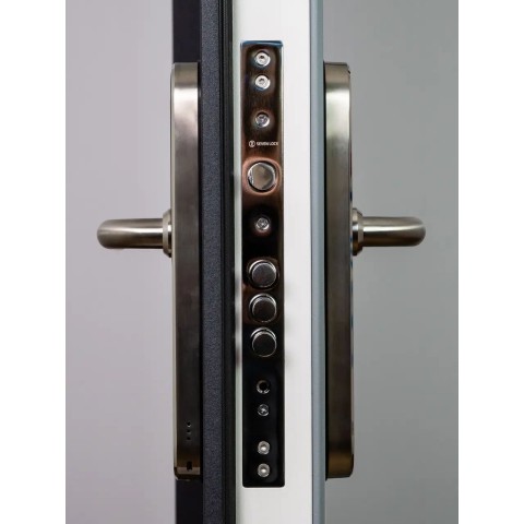 Умный дверной биометрический замок SEVEN LOCK SL-7768BF silver