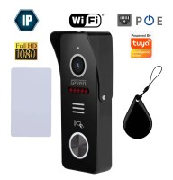 IP-панель виклику з вбудованим зчитувачем карт MIFARE SEVEN CP-7500FHD-Wi-Fi black