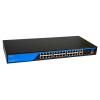 PoE комутатор 24 порти SEVEN P-73224G-2SFP