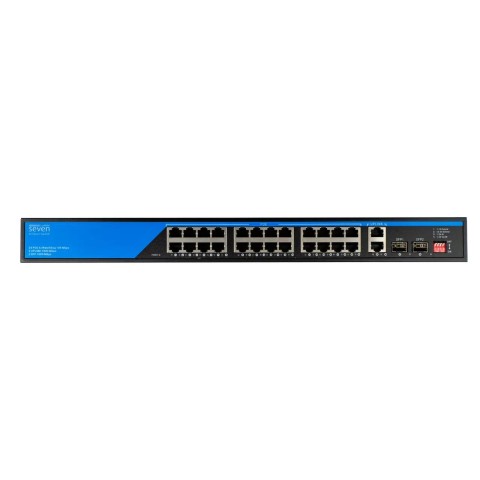 PoE комутатор 24 порти SEVEN P-73224G-2SFP