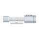Умный дверной биометрический замок (цилиндр) SEVEN LOCK SL-7774BF silver (35-90 мм)