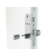 Умный дверной биометрический замок (цилиндр) SEVEN LOCK SL-7774BF silver (35-90 мм)