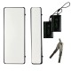 Умный биометрический замок на стеклянные двери SEVEN LOCK SL-7776BF black