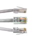 Набор коннектор RJ45 10 шт + колпачок под RJ45 синий 10 шт