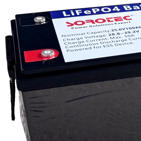 Акумуляторна батарея (АКБ) Sorotec LiFePO4 25.6V/100Ah 2560Wh