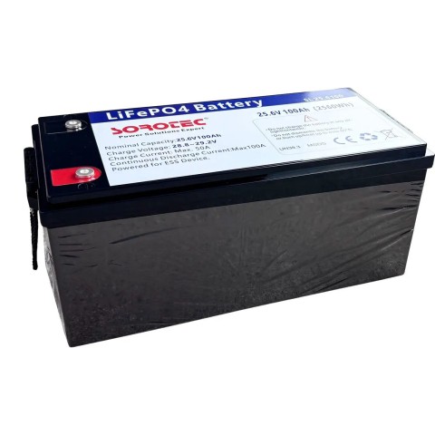 Акумуляторна батарея (АКБ) Sorotec LiFePO4 25.6V/100Ah 2560Wh