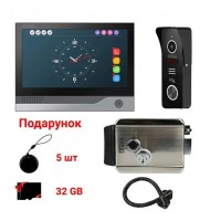 Комплект контролю доступу з електромеханічним замком і Wi-Fi домофоном 7" SEVEN KD-7838