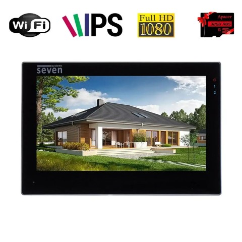 Комплект контроля доступа с магнитным замком 280 кг и Wi-Fi домофоном 7" SEVEN KD-7839