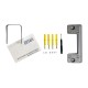 Комплект Wi-Fi домофону 7 дюймів з панеллю виклику SEVEN DP-7578/07Kit black