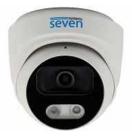 IP-відеокамера 8 Мп вулична/внутрішня SEVEN IP-7218PA white 2,8 мм
