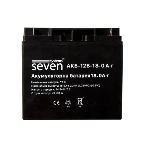 Безперебійне живлення (ББЖ 5А + АКБ 18Аг) SEVEN KA-78518