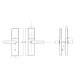 Умный дверной биометрический замок SEVEN LOCK SL-7779BFW