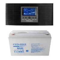 Комплект резервного питания Prologix 1200 (PLP1200XL) c АКБ Gel 12V/100Ah