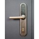 Умный дверной биометрический замок SEVEN LOCK SL-7768BF (85мм) silver