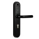 Умный дверной биометрический замок SEVEN LOCK SL-7768BF (85мм) black