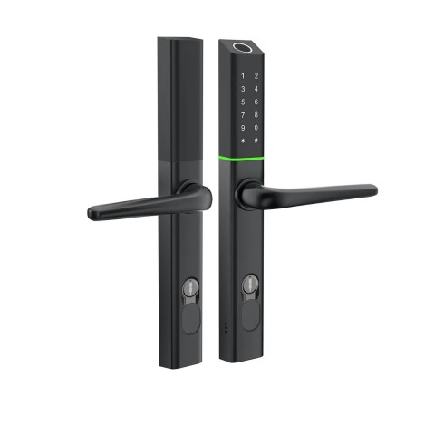 Умный дверной биометрический замок SEVEN LOCK SL-7763BF black