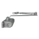 Доводчик двери 25-45 кг SEVEN DC-7741HP silver (механизм фиксации дверей)