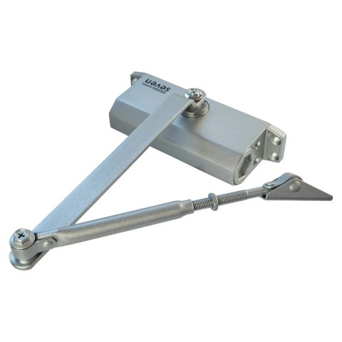 Доводчик двери 40-65 кг SEVEN DC-7742 silver