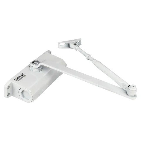 Доводчик двери 40-65 кг SEVEN DC-7742 white