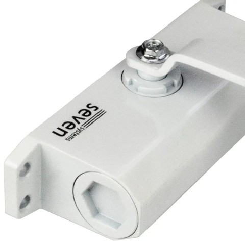 Доводчик двери 40-65 кг SEVEN DC-7742 white