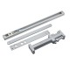 Доводчик двери врезной 35-65 кг SEVEN DC-7746 silver