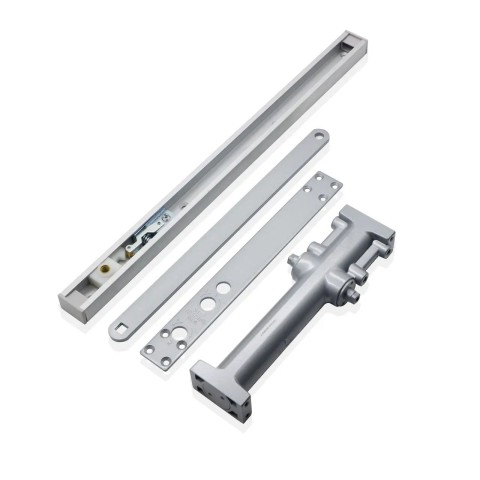 Доводчик двери врезной 35-65 кг SEVEN DC-7746 silver