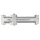 Доводчик двери врезной 35-65 кг SEVEN DC-7746 silver