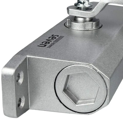 Доводчик двери 45-75 кг SEVEN DC-7743 silver